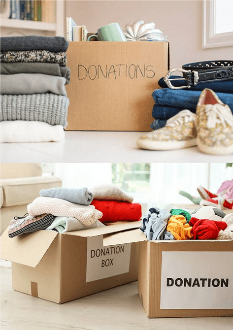 Clothe donation box